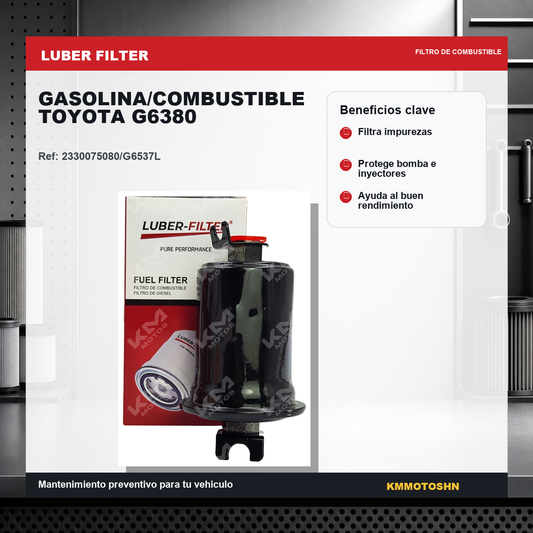 Filtro Luber Filter filtro de gasolina combustible toyota g6380