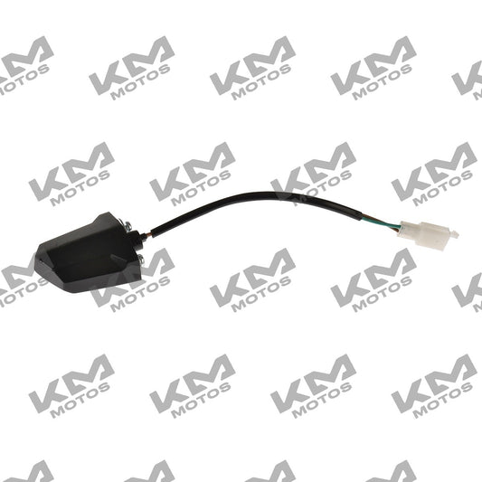 Luz portaplaca trasera original Italika 125Z, sistema de chasis, en color negro, para motocicleta Italika.