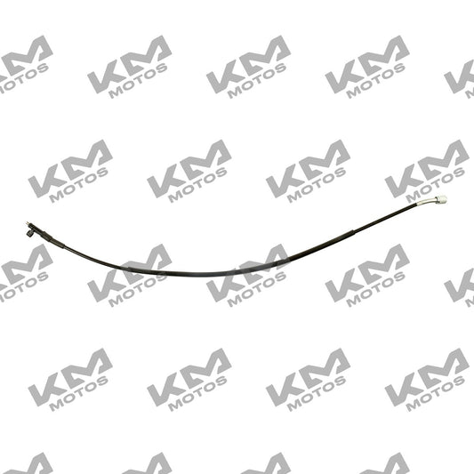 Cable de velocímetro original para Italika 125Z 125FL, componente del sistema de control en color negro con conectores.