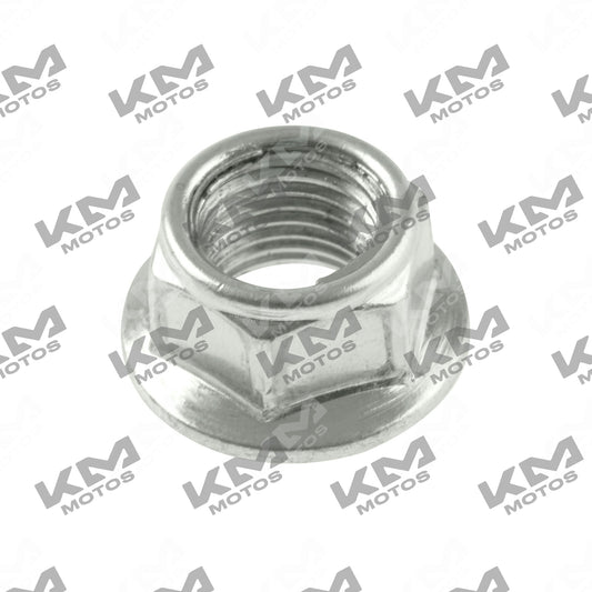 Tuerca de seguridad M14x1.5 ORIGINAL de 125Z, resistente y duradera, mostrada en la imagen con acabado metálico brillante.