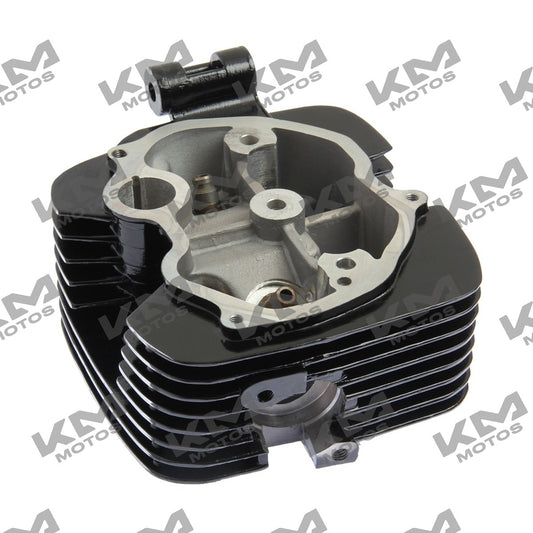 Cabeza de cilindro negra grafito para sistema de motor Italika FT150 CG150 DM150, pieza original de alta calidad.
