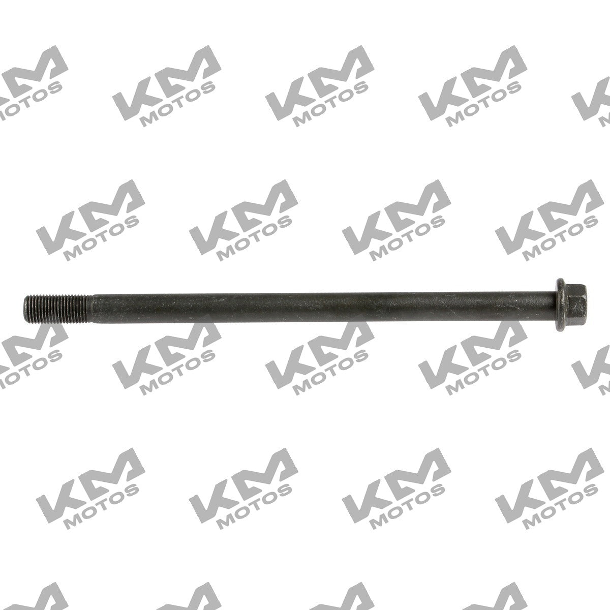 Eje de rueda delantera M12x210 para sistema de ruedas Italika, original modelo F14050037, en color metálico