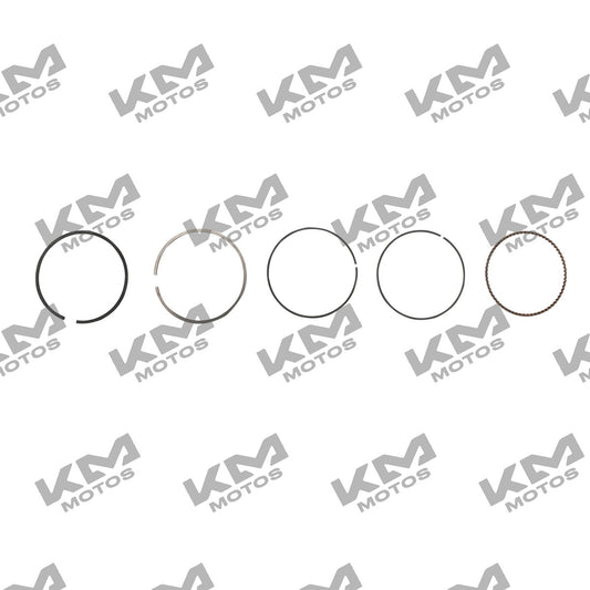 Anillos de pistón originales Italika GTS175, WS175 y GTS175 para sistema de motor, visibles en la imagen.