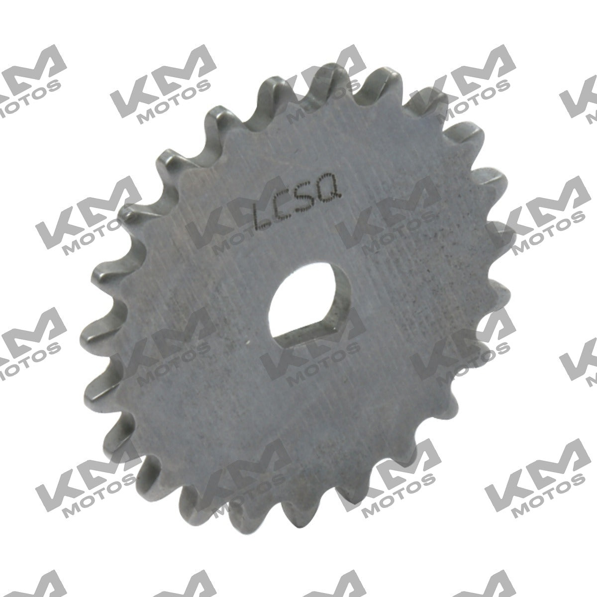 Engranaje impulsor de bomba 250Z negro para sistema de motor Italika, modelo E09040016, en imagen.