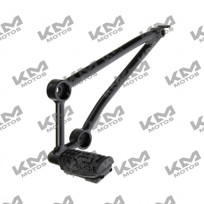 Base de estribo trasero izquierdo para motocicleta 150Z/150SZ de la marca ORIGINAL, muestra la estructura en metal negra.