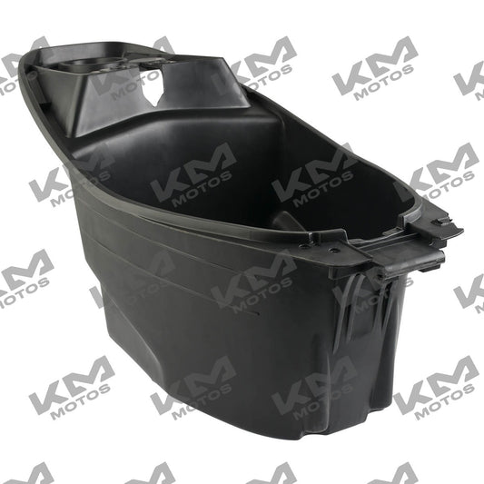 Sistema de chasis de recambio para cajuela negro de la motocicleta Italika CS125 XS125 LED, modelo F12030008.