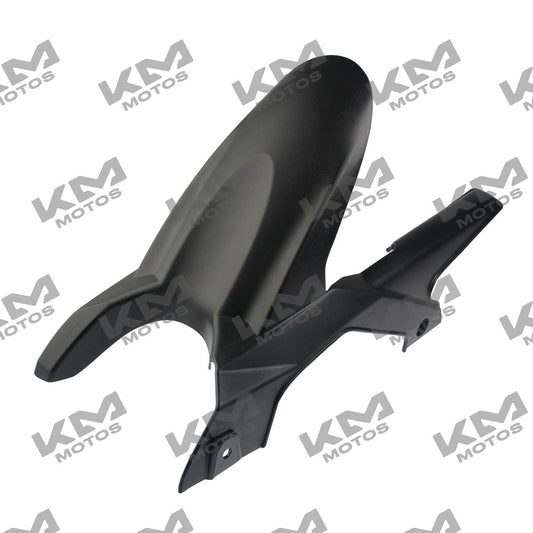 Guardafango trasero original para sistema de chasis Italika F16020069 en color negro, para motocicleta Italika.