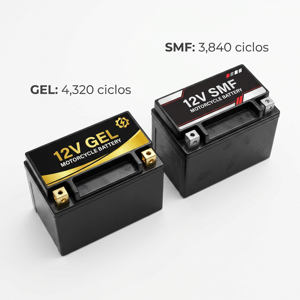 GEL vs SMF — comparativa visual de tecnologías