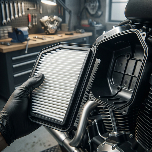 Filtro de aire KM Motos GXT200/KMF, muestra el filtro de aire de tamaño mediano con estructura de espuma y marco de plástico