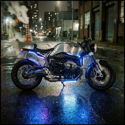 Módulo de gel de 1 punto largo para motos KMMOTOSHN, pieza de repuesto para sistemas de iluminación y señalización.