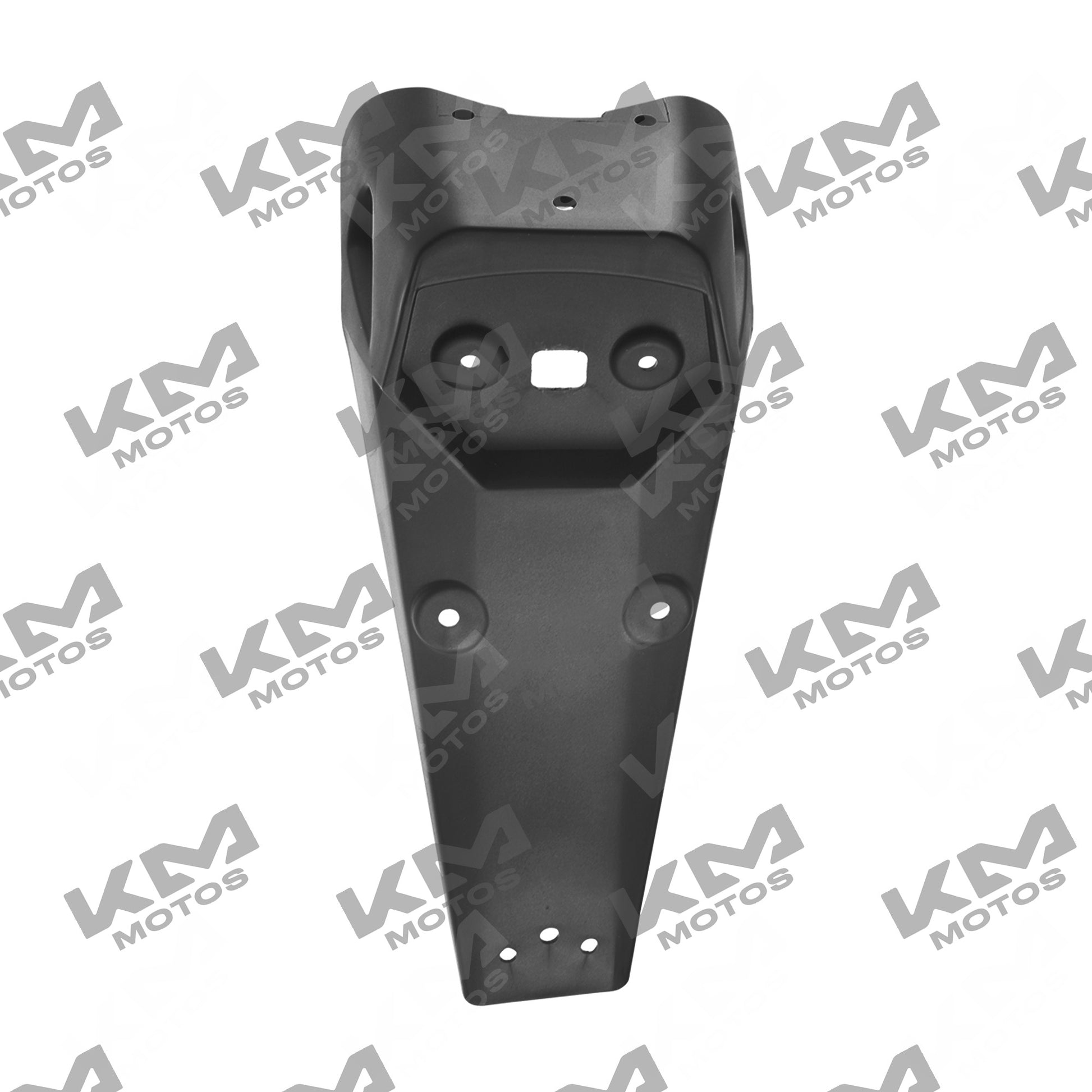 Guardafango trasero ORIGINAL DM150, resistente y duradero, visible en la imagen con acabado negro y diseño robusto.