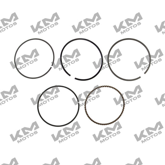 Juego de anillos de pistón para motor Italika FT150/GT grafito, componentes originales para sistema de motor.