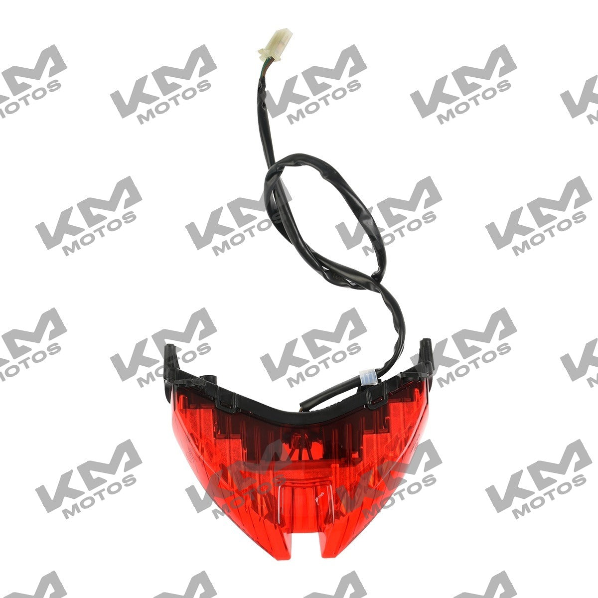 Conjunto de stop LED 250z Italika, sistema eléctrico original, con componentes visibles en la imagen.