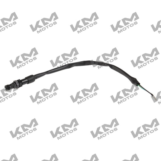 Interruptor de freno trasero original Italika FT150 FT110, sistema eléctrico con acabado resistente y componentes visibles.