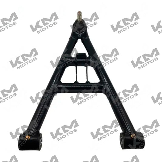 Brazo frontal inferior izquierdo para ATV150-II y ATV200 en color naranja, pieza original para reparación de vehículos todo terreno.