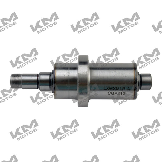 Eje de balanceador de cigüeñal Italika FT200 RC200 para sistema de motor, pieza original en imagen.