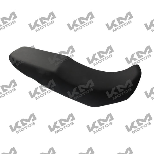 Asiento negro para sistema de chasis Italika DM150 Sport, compatible con modelos DM150 GPS y originales.