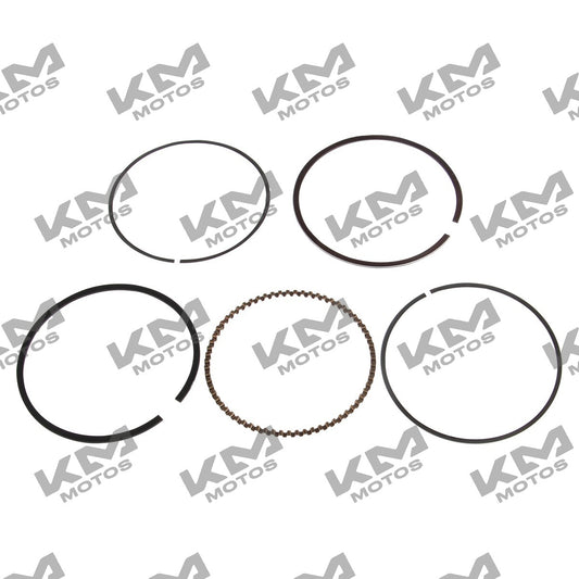 Anillos de pistón de grafito para motor Italika 250Z RT250 DM250, componentes originales para sistema de motor.