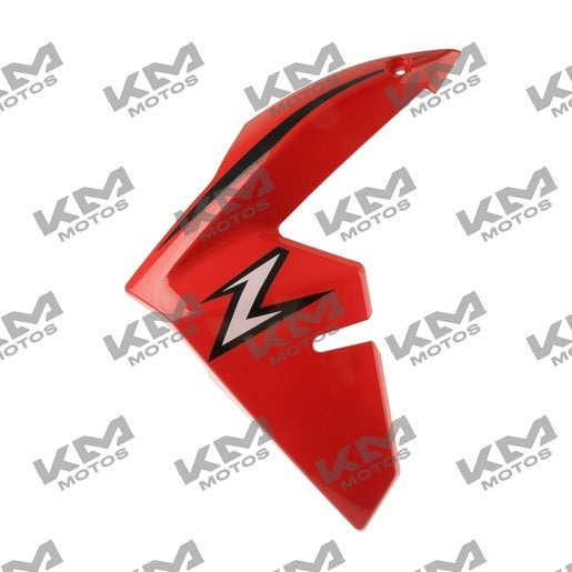 Cubierta de tanque izquierda roja para Italika 125Z, parte del sistema de chasis, modelo F13012741.