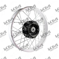 RIN TRASERO BLANCO NEGRO DM150