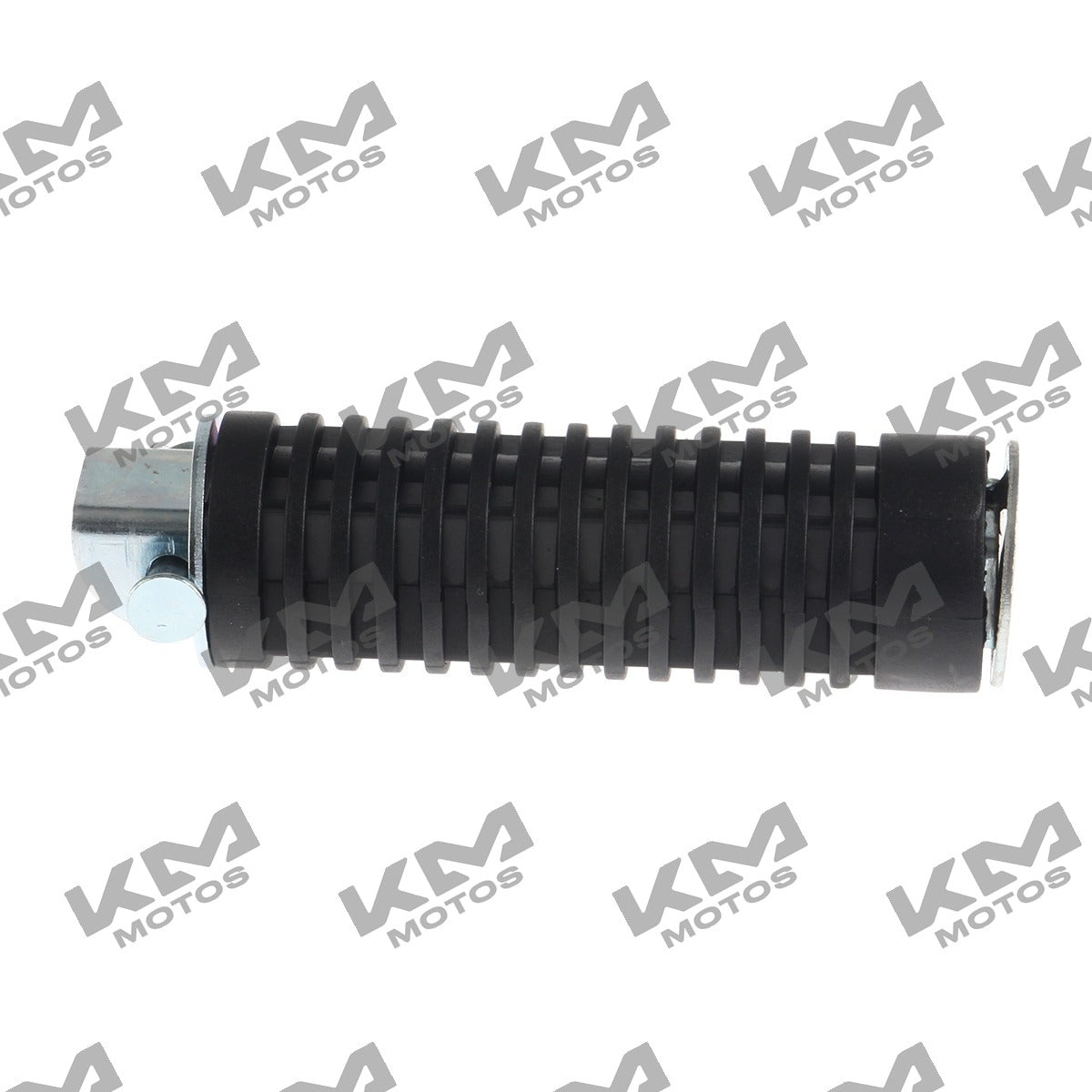 Base de estribo trasero derecho original para FT125 y modelos SPORT, clasica y NEW SPORT, en acabado metálico.