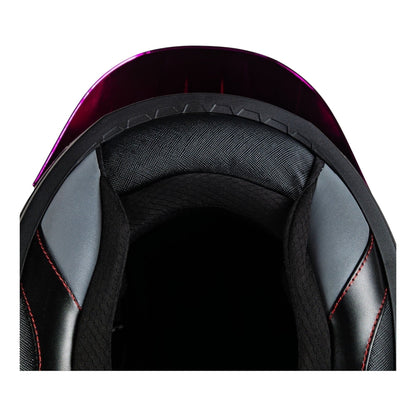 Casco integral HS2 Beast Mode ZL-602 con visera dorada fotocromática, cierre de seguridad y diseño cerrado para motociclistas.
