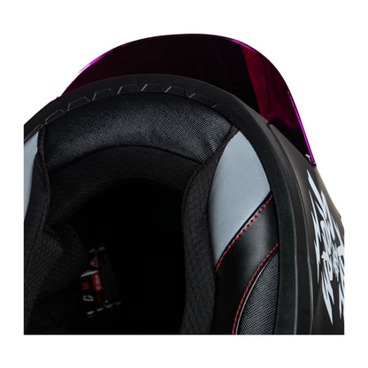 Casco integral HS2 Beast Mode ZL-602 con visera dorada fotocromática, tamaño XXL, certificado ECE/DOT, protección y estilo para motociclistas.