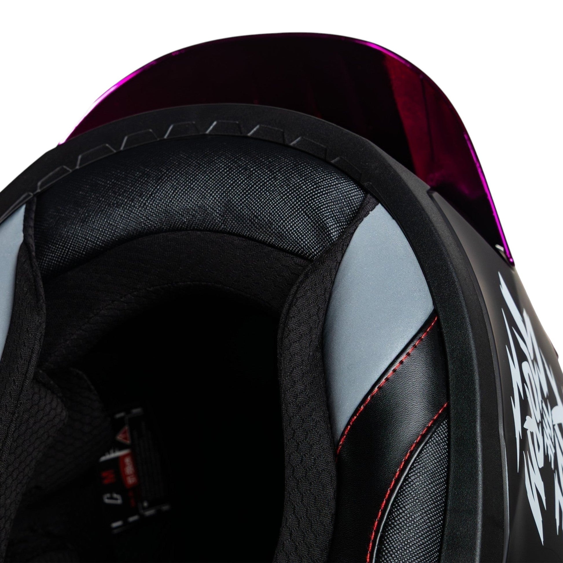 Casco integral HS2 Beast Mode ZL-602 con visera rosa fotocromática, tamaño M, certificado ECE/DOT para motociclistas.