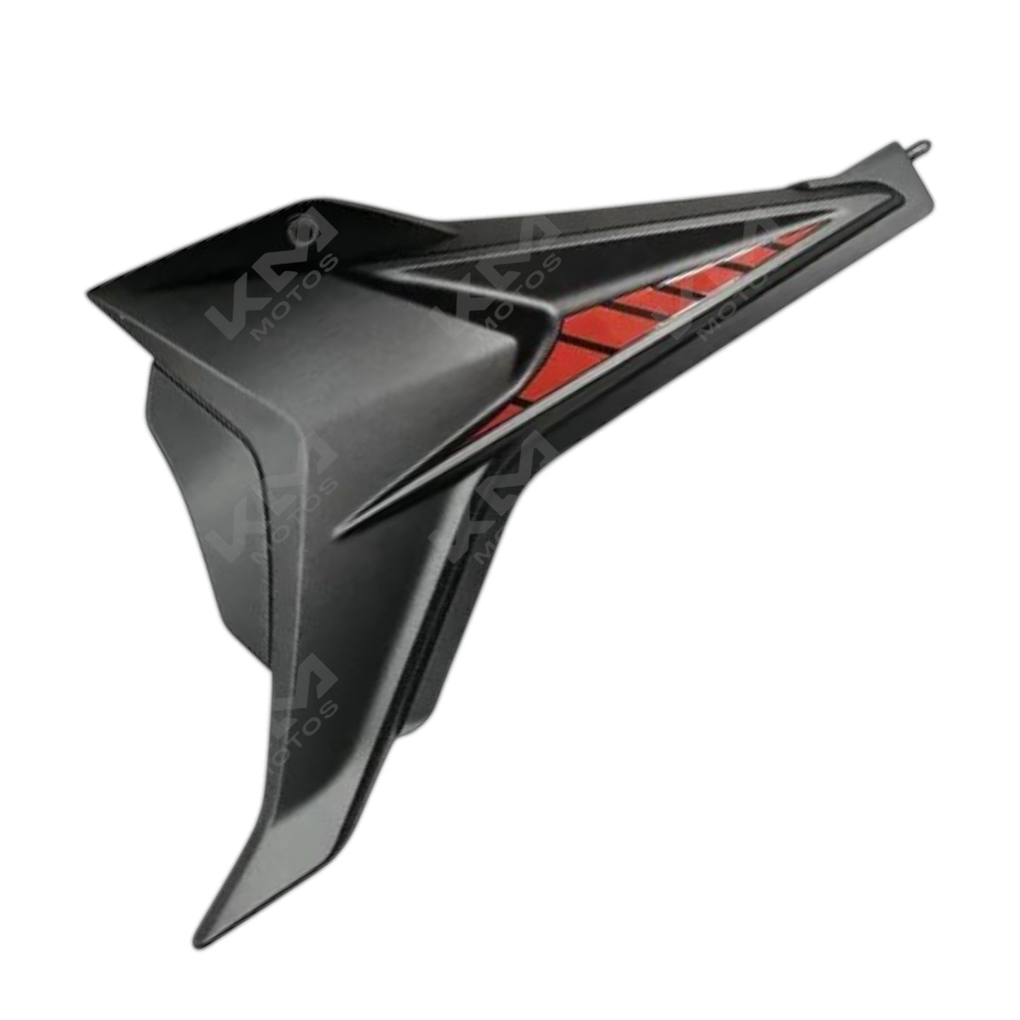 Cubierta lateral izquierda negra y naranja para sistema de chasis ITALIKA 150z, parte original de la motocicleta.