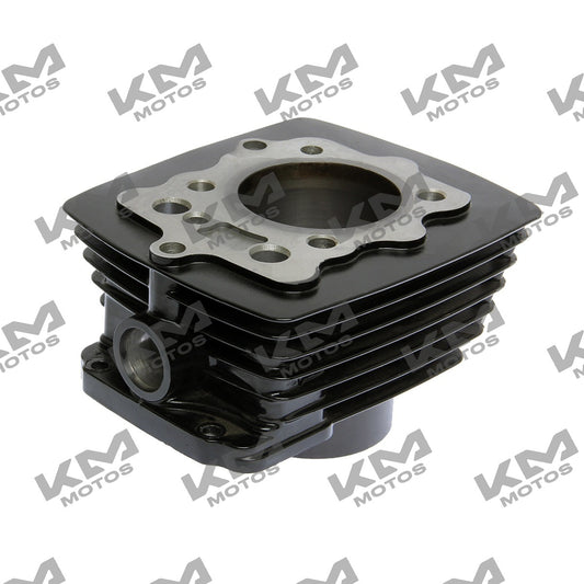 Cilindro negro para sistema de motor Italika Forza 150 RC150 GT, original, en imagen con detalles visibles.