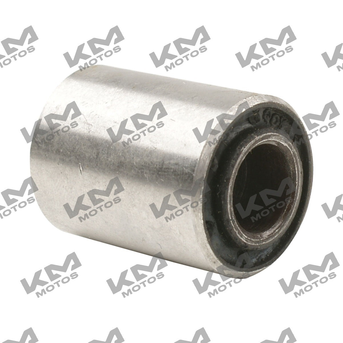 Buje de goma para horquilla trasera Italika FORZA 125, componente del sistema de suspensión, en color negro.