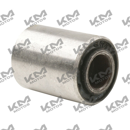 Buje de goma para horquilla trasera Italika FORZA 125, componente del sistema de suspensión, en color negro.