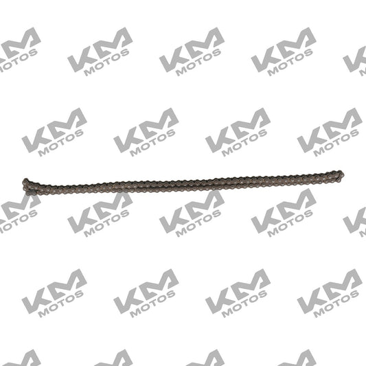 Cadena de tiempo original Italika ATV 250 con reversa, sistema de motor para ATV250, parte visible en la imagen.