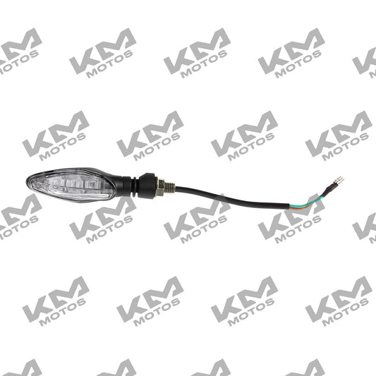 Sistema eléctrico de luz LED delantera izquierda para Italika Fiera 200, modelo original F09020318, en color y detalles visibles