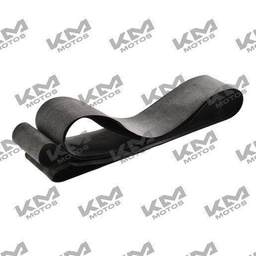 Guarda de hule para rueda trasera Italika ZDM200/DM125, protección resistente, original F14010121, en color negro