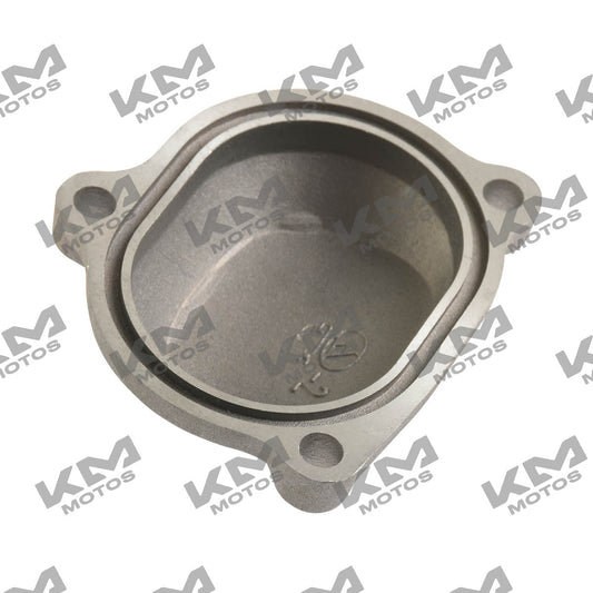Tapón de ajuste para válvula de escape Italika ATV250, pieza original, en color negro y diseñado para mantener el rendimiento del motor.