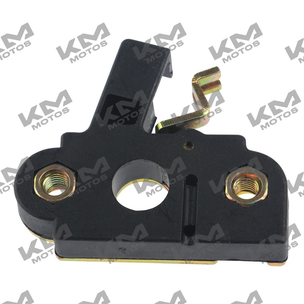 Cerradura de asiento original Italika para modelos FT150G, FT150GII, FT200AG y 250Z, sistema eléctrico, vista de la cerradura.