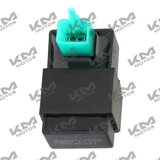 Unidad CDI FT115 de Italika, sistema eléctrico original, visible en la imagen con componentes electrónicos y cableado.