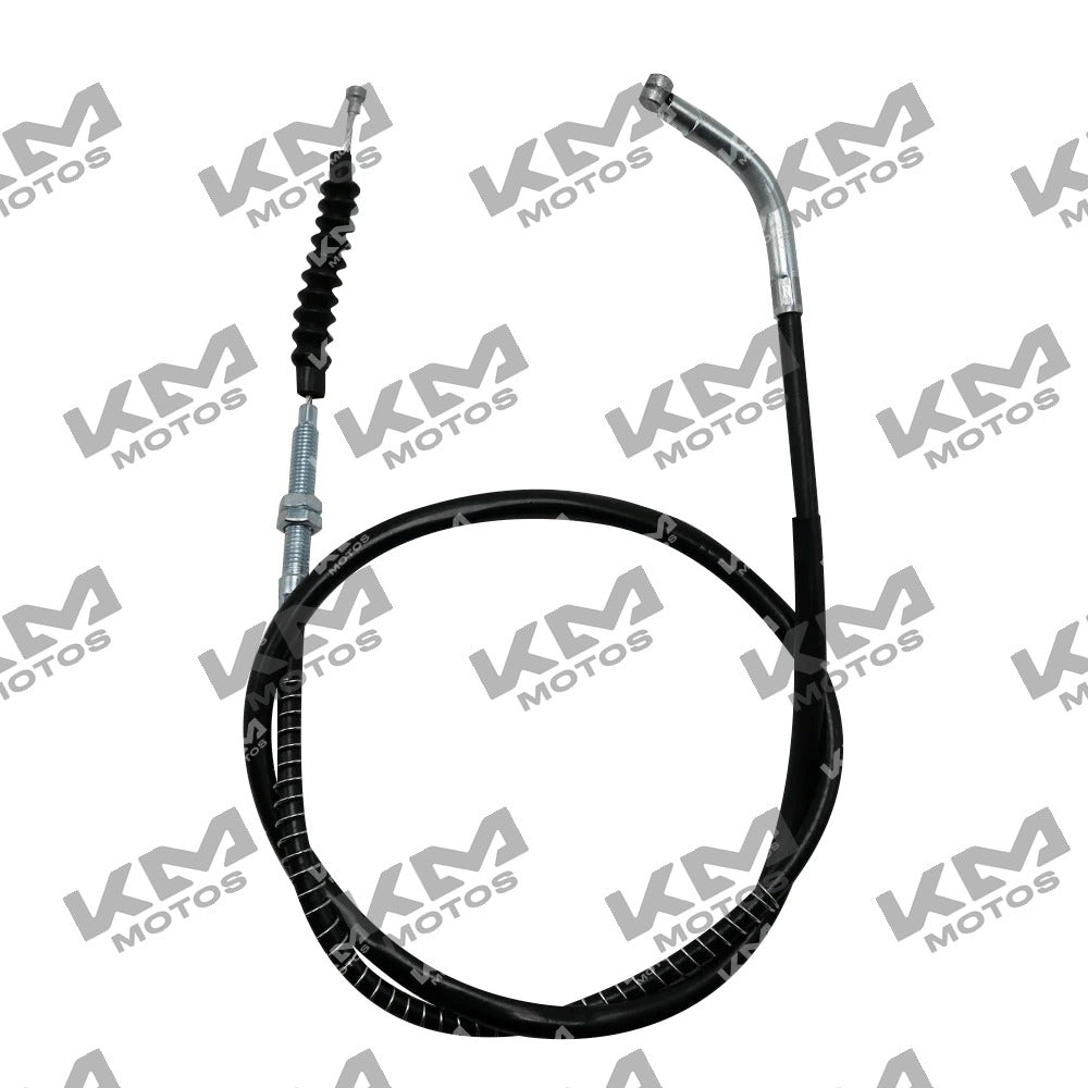 Cable de embrague ORIGINAL 150SZ/150Z, resistente y flexible, visible en la imagen con conexiones y recubrimiento negro.