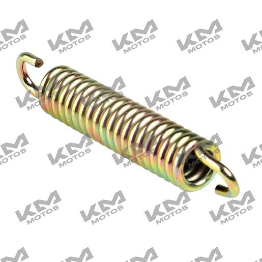 Resorte de chasis Parador Central Italika F11020010 en grafito para modelos Ft150 y Ft150gt, sistema de suspensión original.