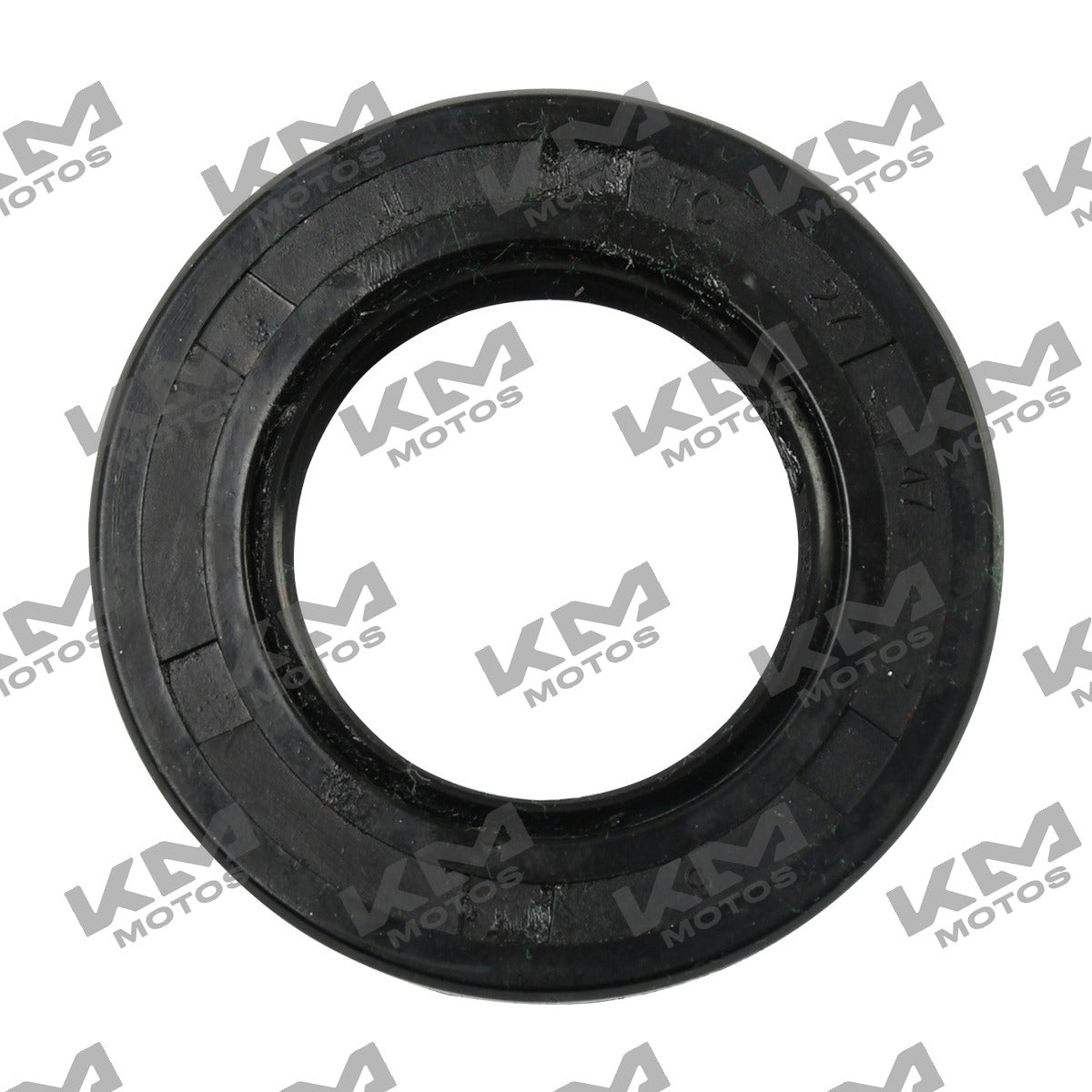 Sello de aceite original Italika para sistema de motor GTK125 RC125, dimensiones 27x47x7, en la imagen.