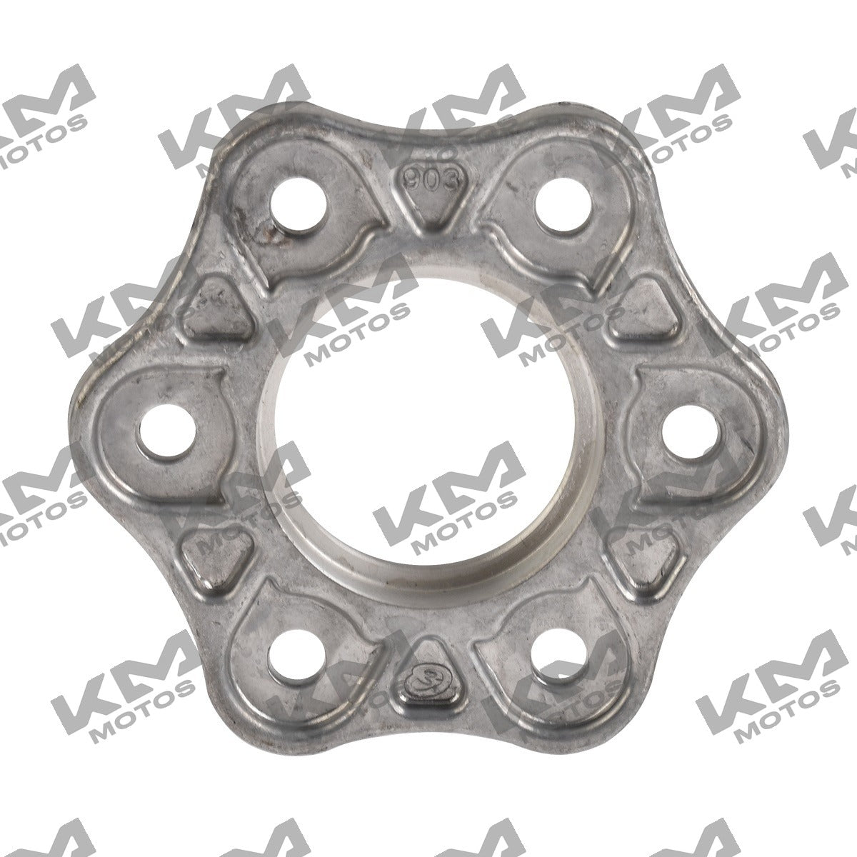 Plato levantador de embrague para motocicleta Italika 250z/dm250, pieza original E13010007, en color metálico.