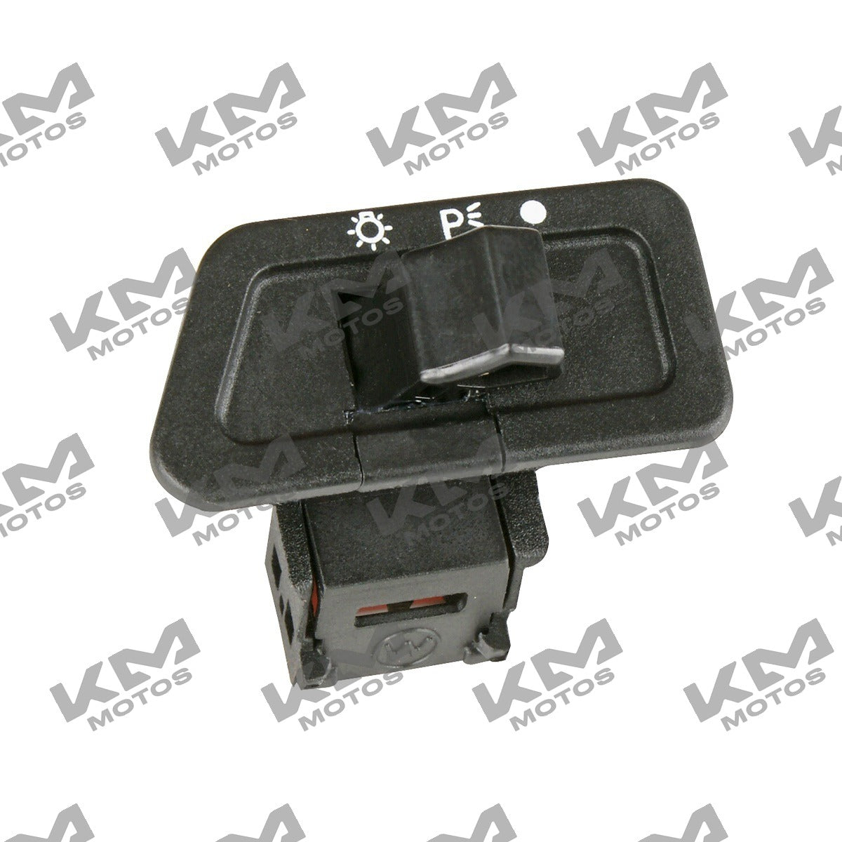 Botón interruptor de luces original Italika para sistemas eléctricos de motos GS150 y GTS175, modelo DS150.