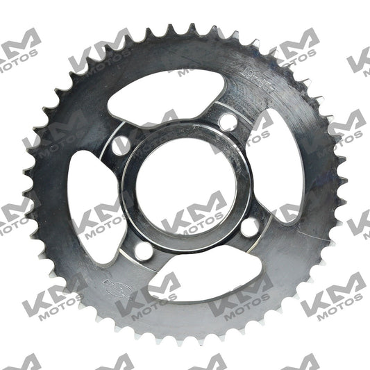 Sistema de tracción trasero Catarina 46T para motocicleta Italika DM200, DM150 y DM250, pieza original F02030369.