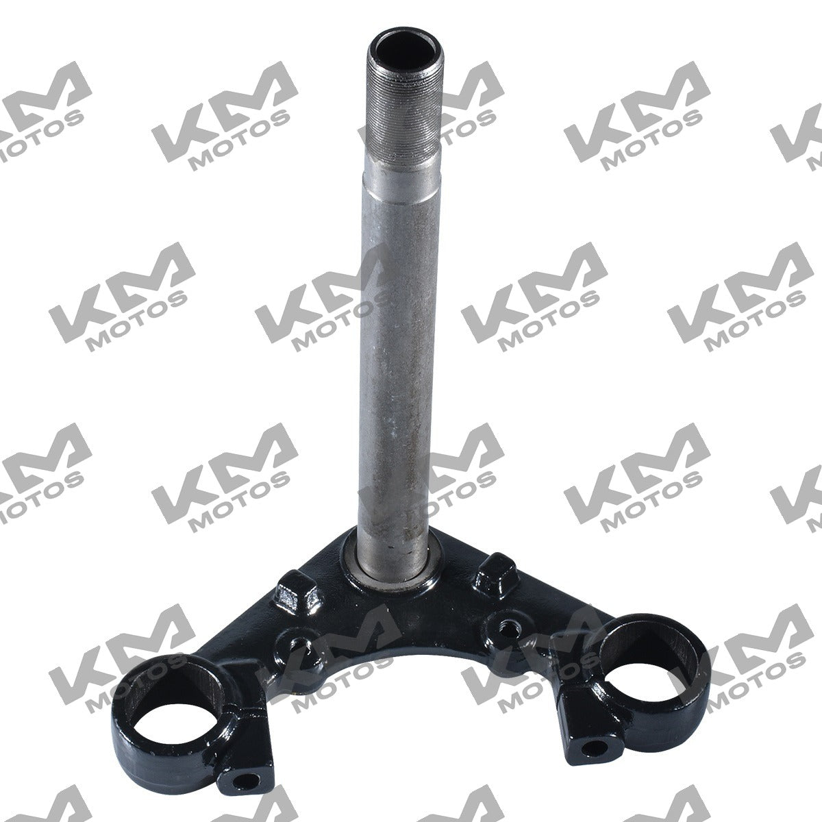 Sistema de suspensión Telescopio de dirección FT150 HD Italika en vista lateral, parte del sistema de suspensión de motocicleta.