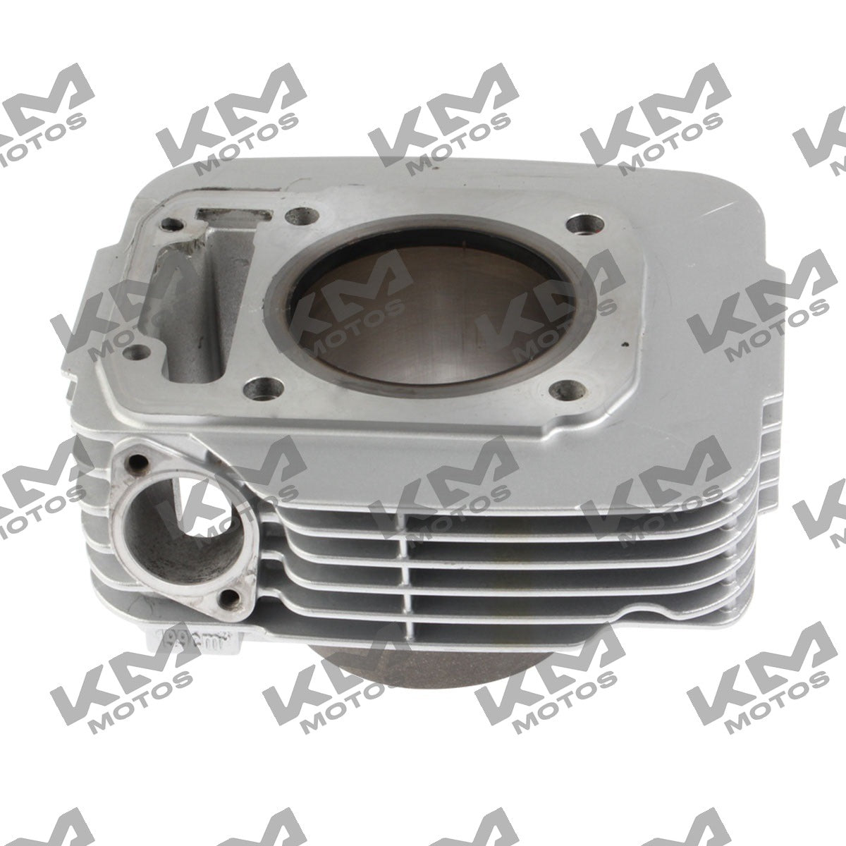 Cilindro gris VORT-X 200 Italika original, parte del sistema de motor de motocicleta Italika, en color gris con detalles metálicos