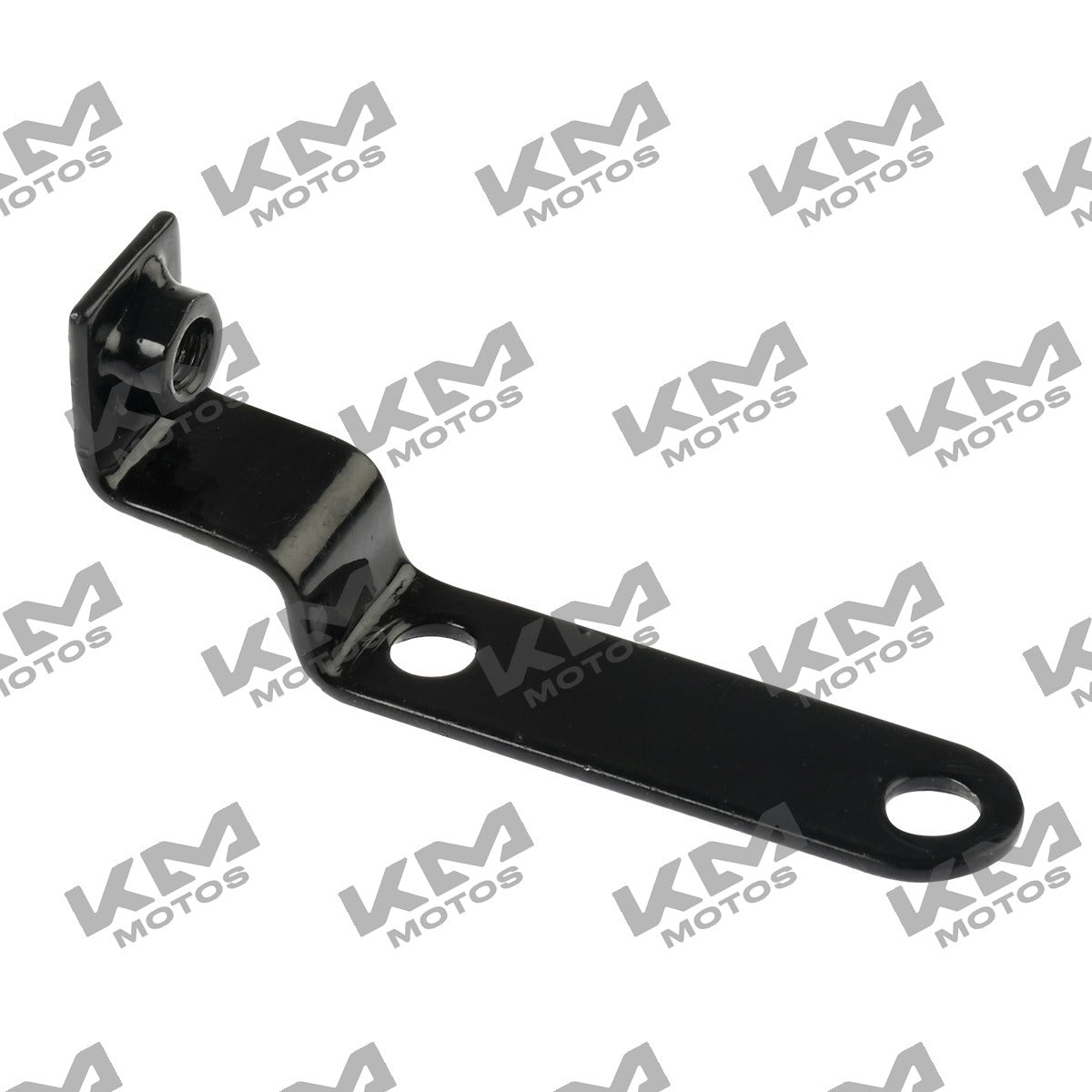 Soporte inferior de amortiguador Zdm200 para sistema de chasis Italika, pieza original F01030135, en imagen.