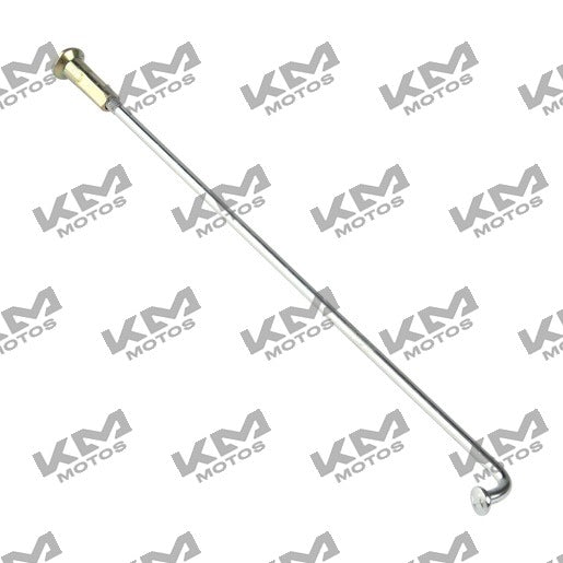 Rayo exterior rueda delantera 3.2x158 Italika FT150 FT125, sistema de ruedas original, muestra la rueda y su llanta en la imagen.
