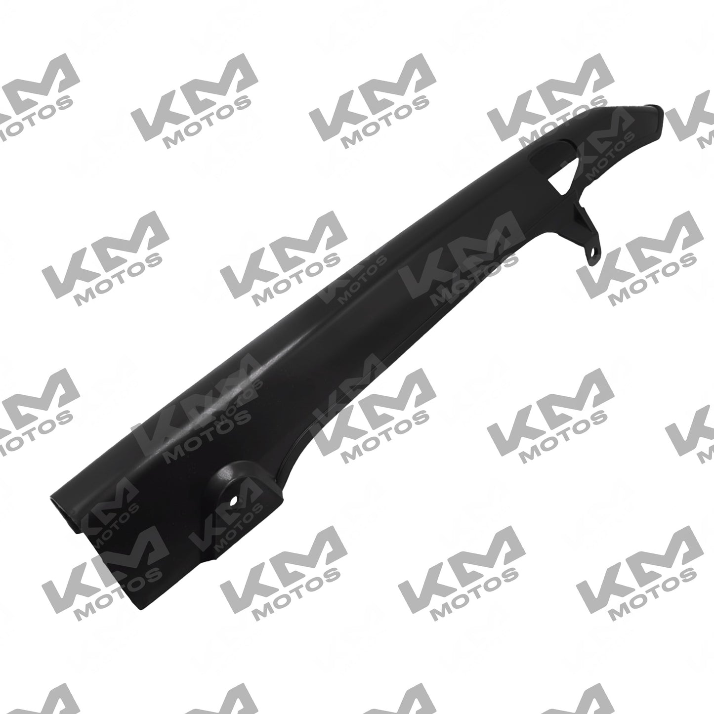 Cadena inferior ORIGINAL DM150, vista detallada del componente metálico para sistema de seguridad de motocicletas.