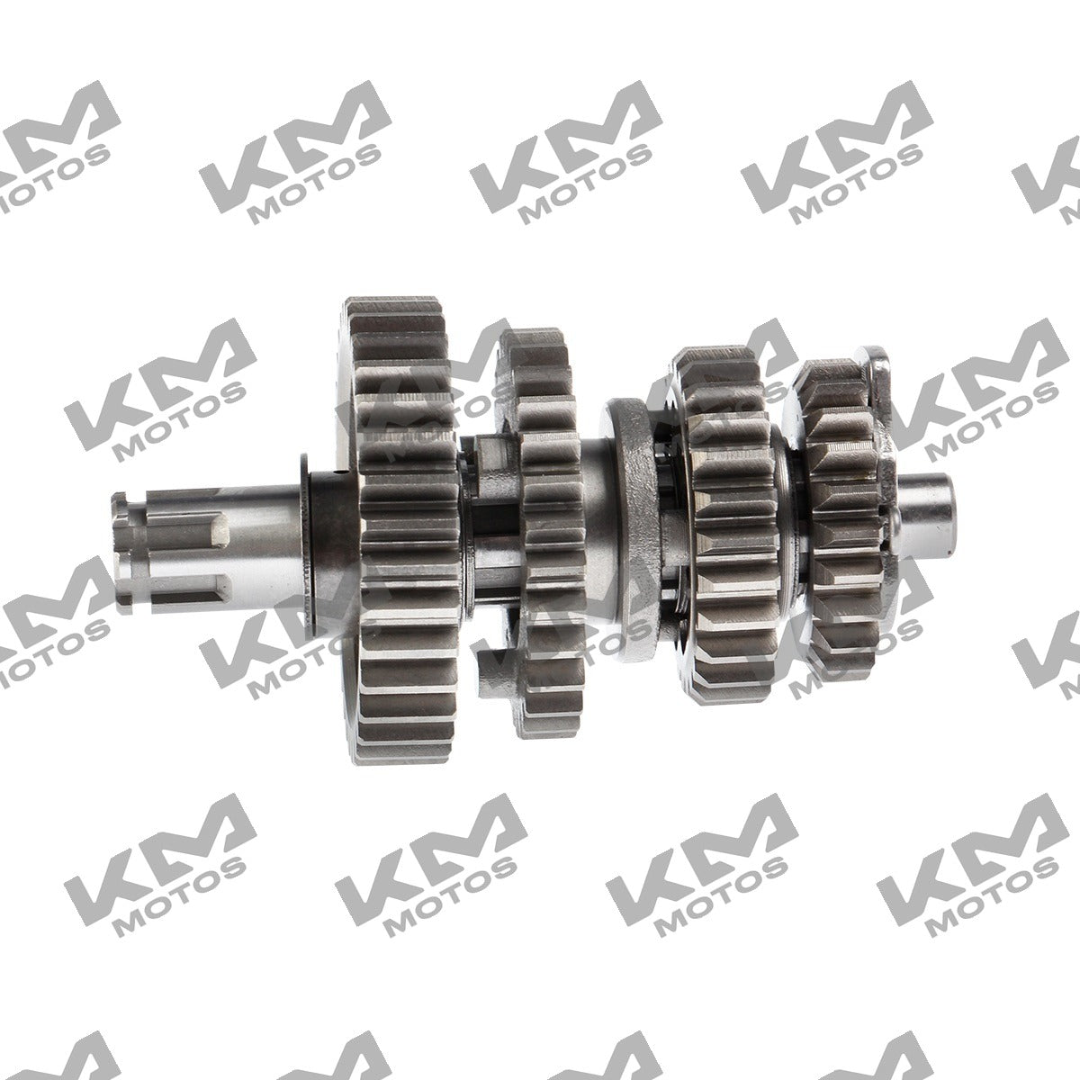 Conjunto eje secundario de transmisión Italika FT115 VORTX, sistema de motor original para motocicleta Italika.